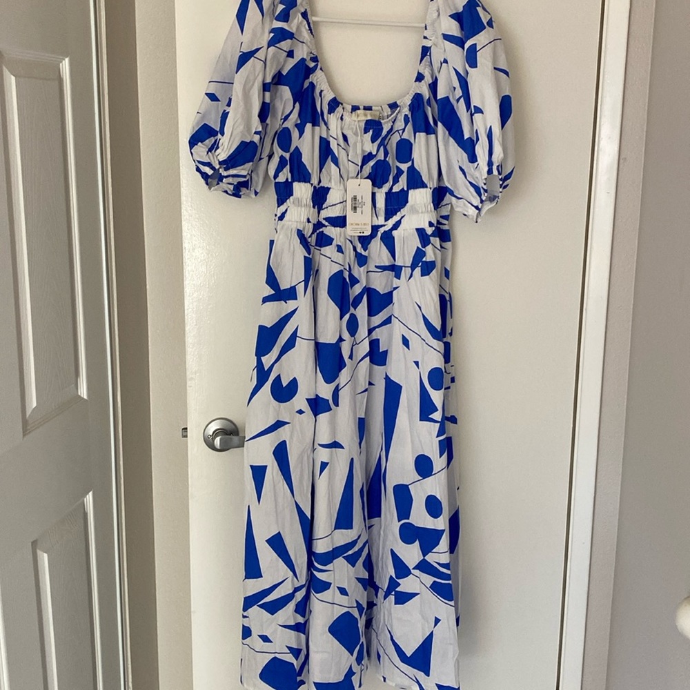 Women’s NWT Blue/White Laylani Dress